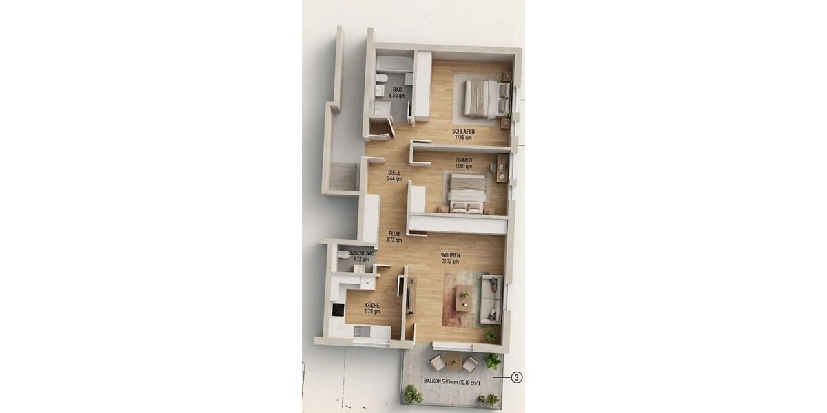 Investment-Rarität am Bavariapark: Gesamte Etage mit 4 Einheiten, Parkblick & XXL- Stellplätzen - Appartement München Schwanthalerhöhe | Angebot:26633732
