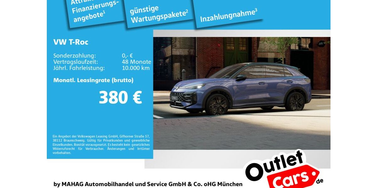 VW T-Roc 5.058 km 35.891 &euro; Dachau 85221