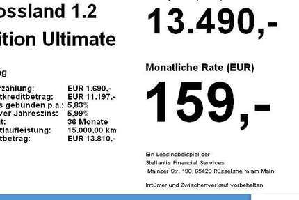 Opel Crossland 39.885 km 13.490 &euro; München 81673