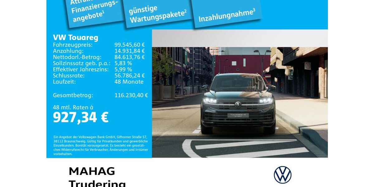 VW Touareg 3.000 km 86.900 &euro; München 81825