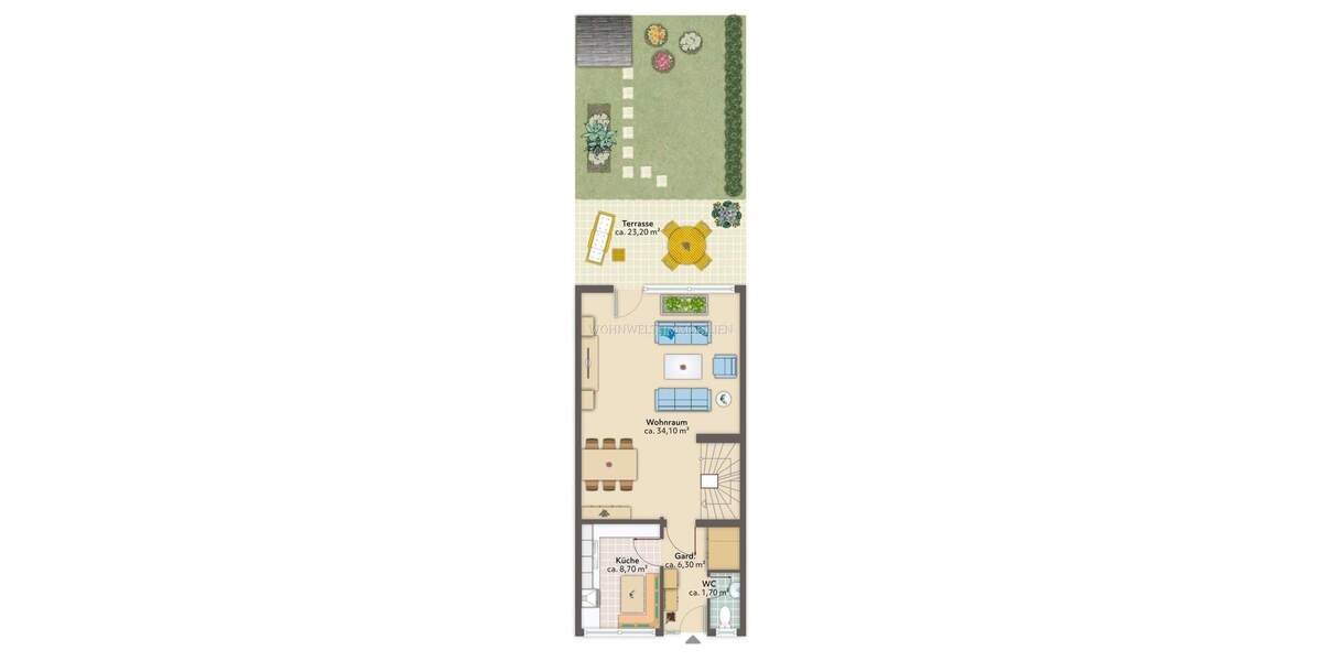 Reihenmittelhaus Garching bei München Garching - 4 Zimmer, 149 m&sup2;, 2.500&euro; | Angebot:25738539