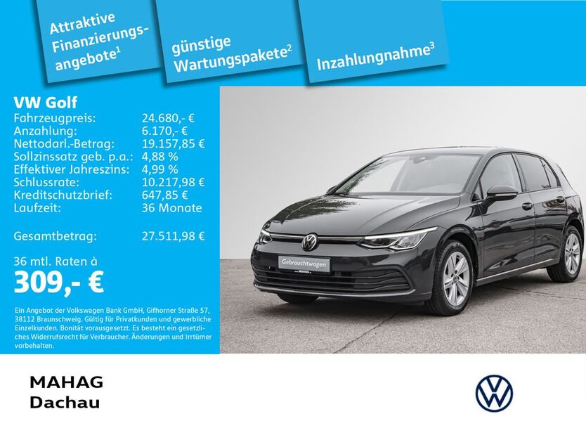 VW Golf 59.771 km 24.680 € Dachau 85221