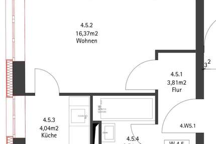 Wohnung zum Mieten in München 820 € 28 m²