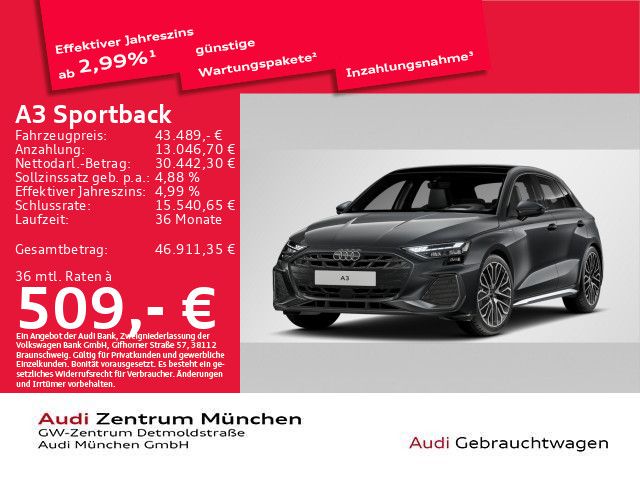 Audi A3 5.977 km 43.489 &euro; München 80935