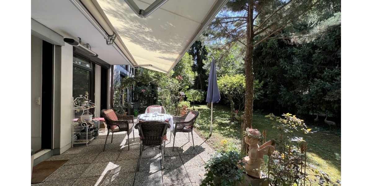 Charmante 3-Zimmer-Wohnung mit idyllischem Garten in Nymphenburg 2 zimmer