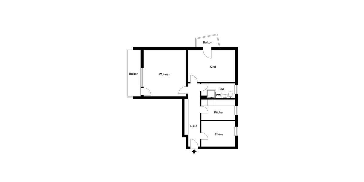 Etagenwohnung Neubiberg - 3 Zimmer, 84 m&sup2;, 529.000&euro; | Angebot:27129906