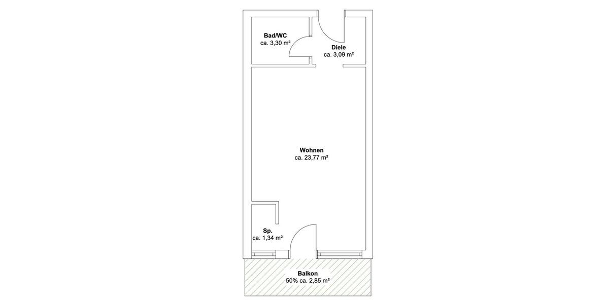 ERSTBEZUG NACH SANIERUNG: Exklusives Business-Apartment in Top-Lage von Neufahrn 1 zimmer