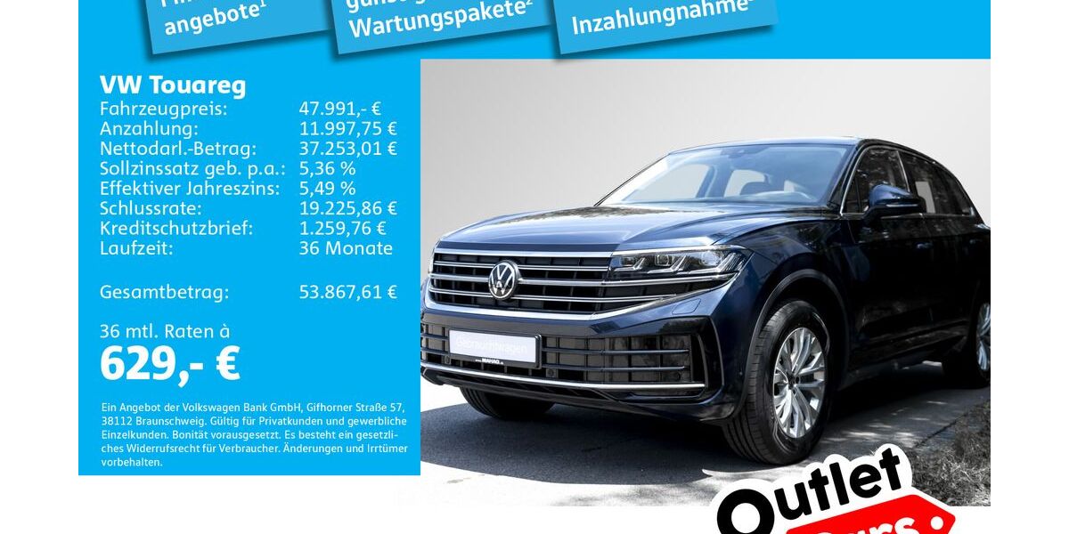 VW Touareg 33.576 km 47.792 &euro; Dachau 85221
