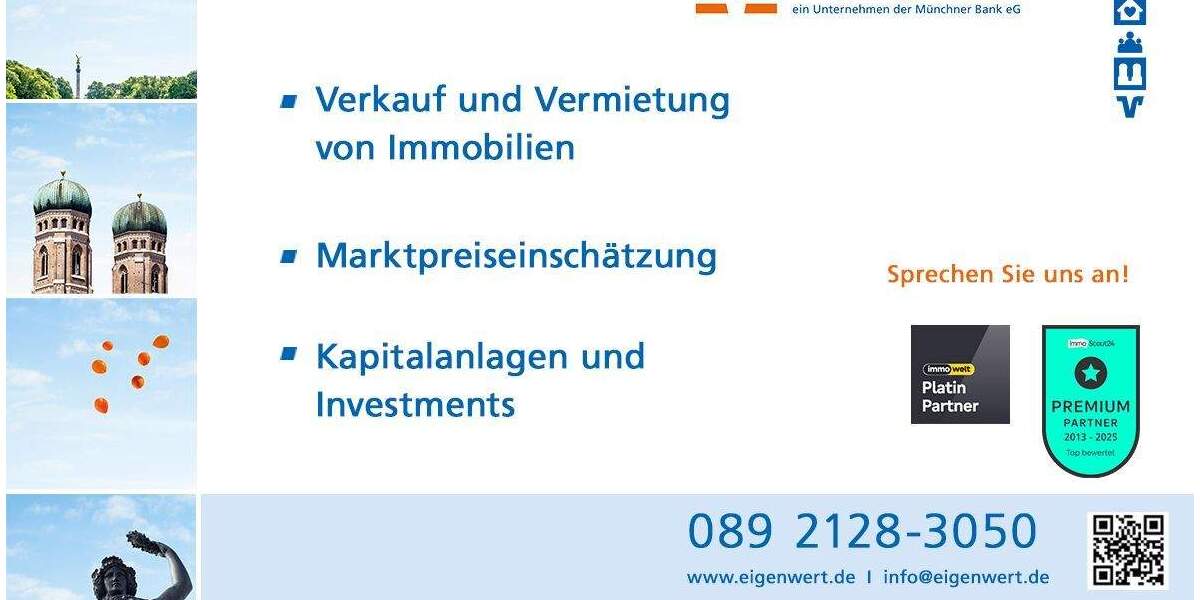 Etagenwohnung Kirchheim bei München Kirchheim - 3 Zimmer, 77 m&sup2;, 395.000&euro; | Angebot:25744637