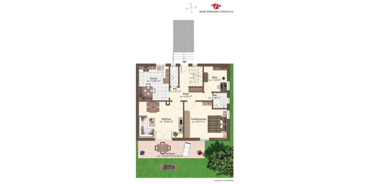 ***Heike Borchers Immobilien***Gemütliche Gartenwohnung in ruhiger Lage von Ottobrunn*** 2 zimmer