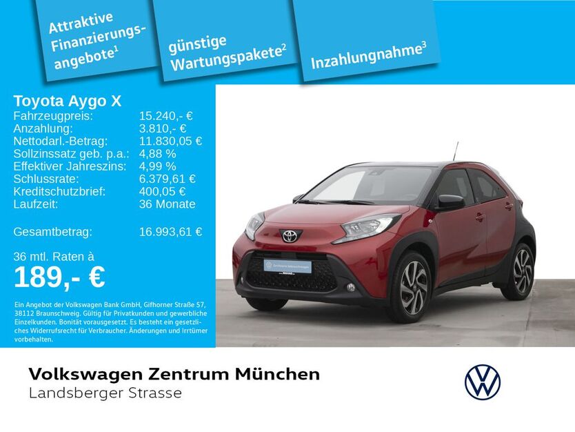 Toyota Aygo (X) 13.332 km 13.882 € München 80687