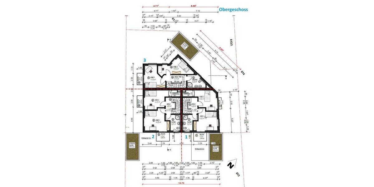Reihenendhaus München Trudering-Riem - 5 Zimmer, 133 m&sup2;, 1.039.000&euro; | Angebot:26306820