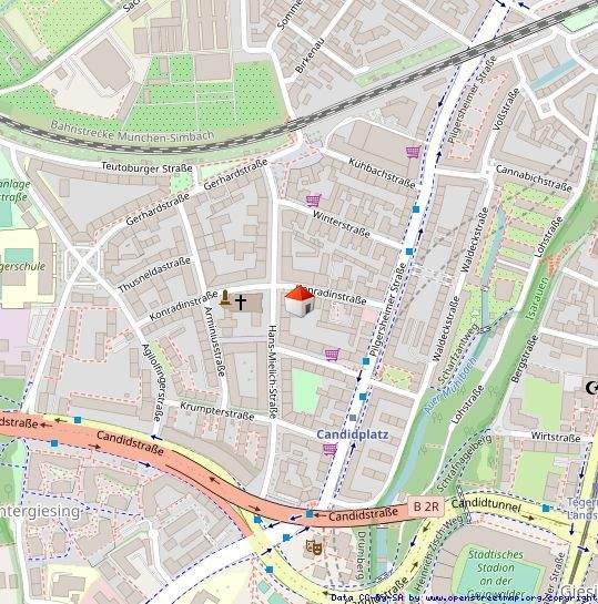 Erbpacht: Stark renovierungsbedürftig, frei, 1-Zi., Konradinstraße - Besicht. DO 29.01. n. Vereinb. 1 zimmer