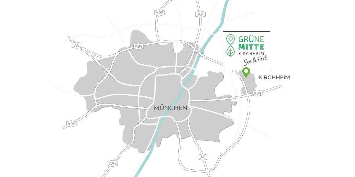 Etagenwohnung Kirchheim b. München Heimstetten - 2 Zimmer, 49 m&sup2;, 462.000&euro; | Angebot:25768636