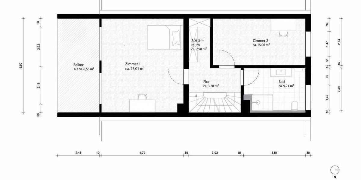 Reihenmittelhaus München Bogenhausen - 5 Zimmer, 205 m&sup2;, 2.330.000&euro; | Angebot:26824624