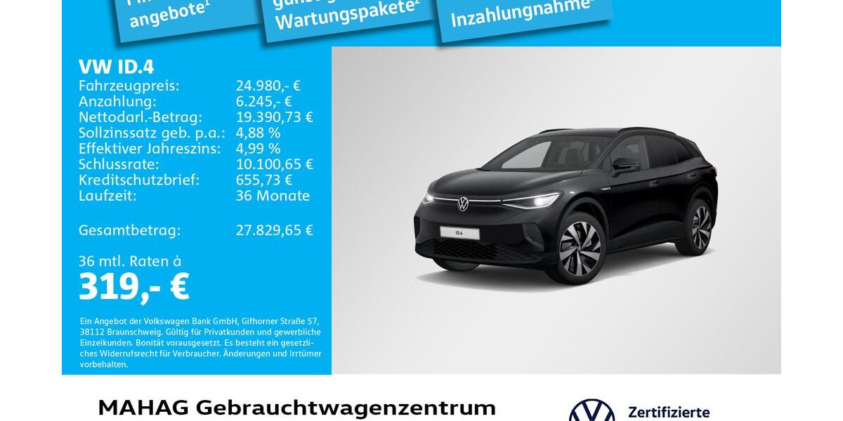 VW ID.4 84.419 km 24.980 &euro; München 80935