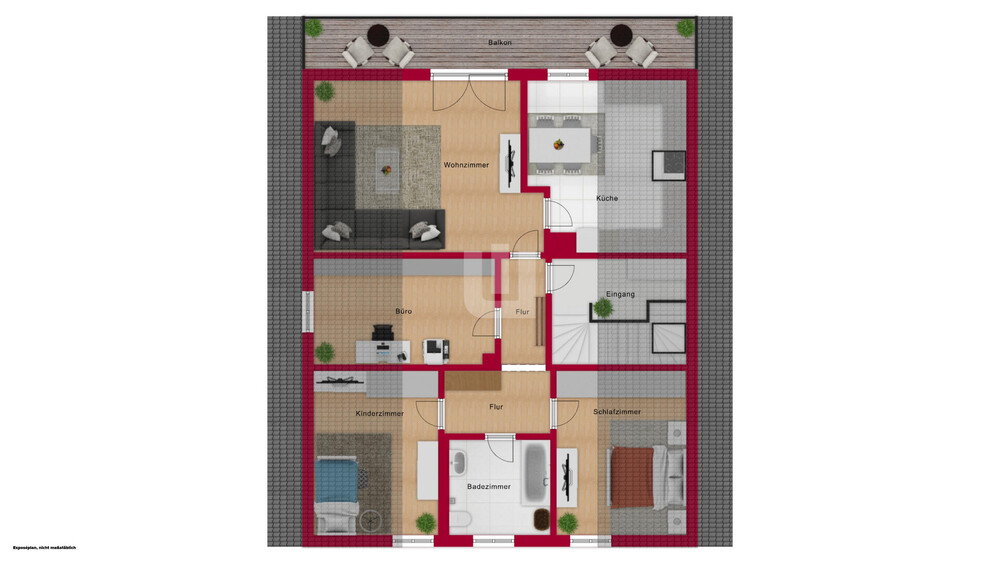 WINDISCH - Großzügige 4-Zimmer-Dachgeschosswohnung mit sonnigen Balkon in WörthseeEtterschlag - Dachgeschoßwohnung Wörthsee / Etterschlag Etterschlag | Angebot:27134606