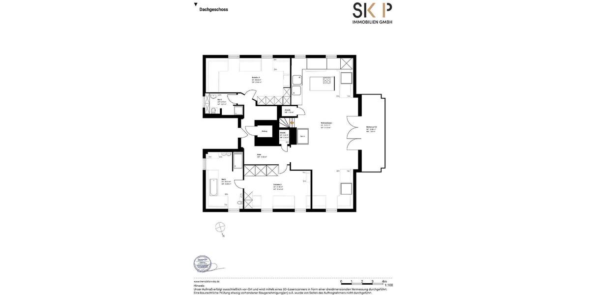 Etagenwohnung München Allach-Untermenzing - 5 Zimmer, 188 m&sup2;, 1.795.000&euro; | Angebot:25664451