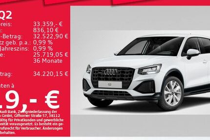 Audi Q2 19.689 km 33.359 &euro; Eching 85386