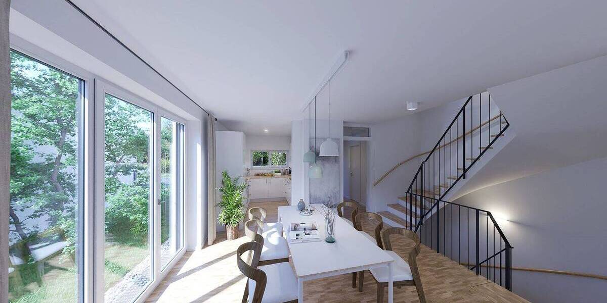 Reihenmittelhaus Unterföhring - 4 Zimmer, 136 m&sup2;, 3.612&euro; | Angebot:25703868