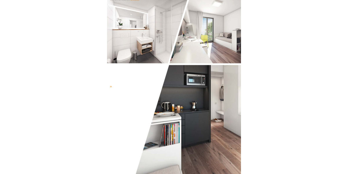 Etagenwohnung München Am Riesenfeld - 1 Zimmer, 21 m&sup2;, 229.000&euro; | Angebot:25298061