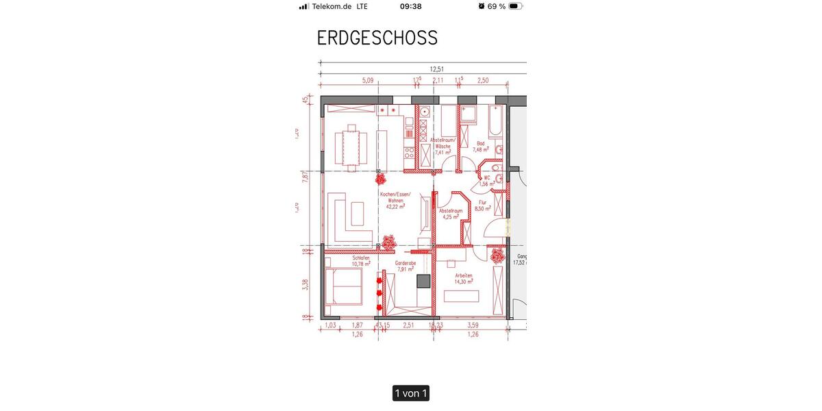 Erdgeschoßwohnung Erdweg - 4 Zimmer, 94 m&sup2;, 1.300&euro; | Angebot:26322539