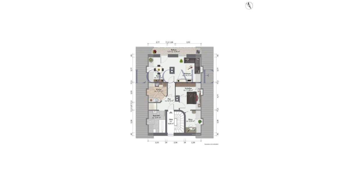 Etagenwohnung Markt Schwaben - 3 Zimmer, 75 m&sup2;, 1.680&euro; | Angebot:25745964