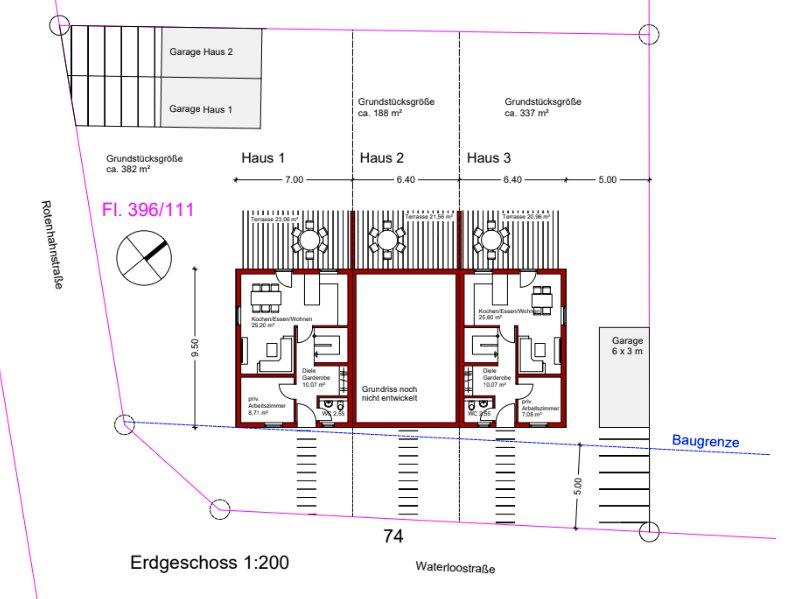 Reihenhaus München Thalkirchen-Obersendling-Forstenried-Fürstenried-S - 6 Zimmer, 145 m&sup2;, 420.000&euro; | Angebot:26878760