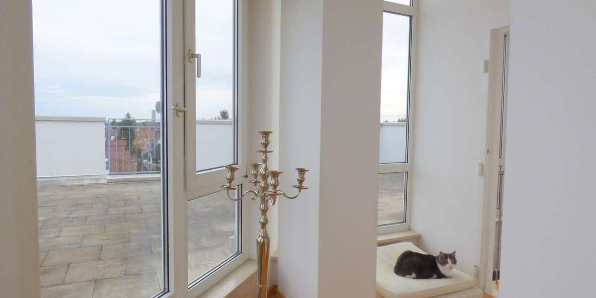 Einzigartige Maisonette-Wohnung mit 153 m² Dachterrasse - Terrassenwohnung München Allach-Untermenzing | Angebot:26441369