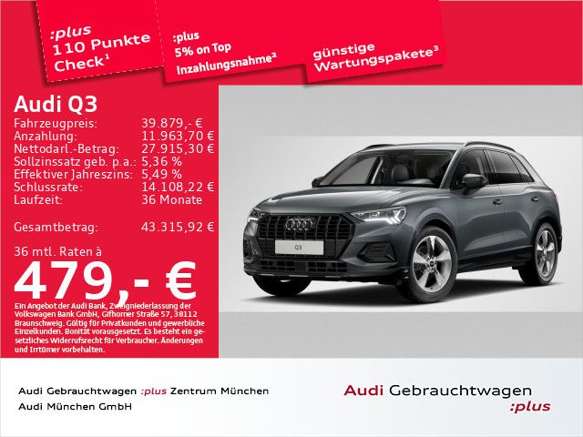 Audi Q3 10.405 km 39.879 &euro; Eching 85386