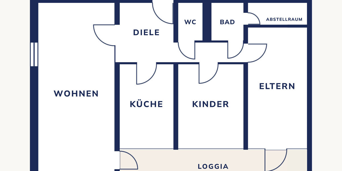 91 m² voller Möglichkeiten - Bezugsfreie 3-Zimmer-Wohnung mit großer Loggia - Etagenwohnung Unterhaching | Angebot:27298874