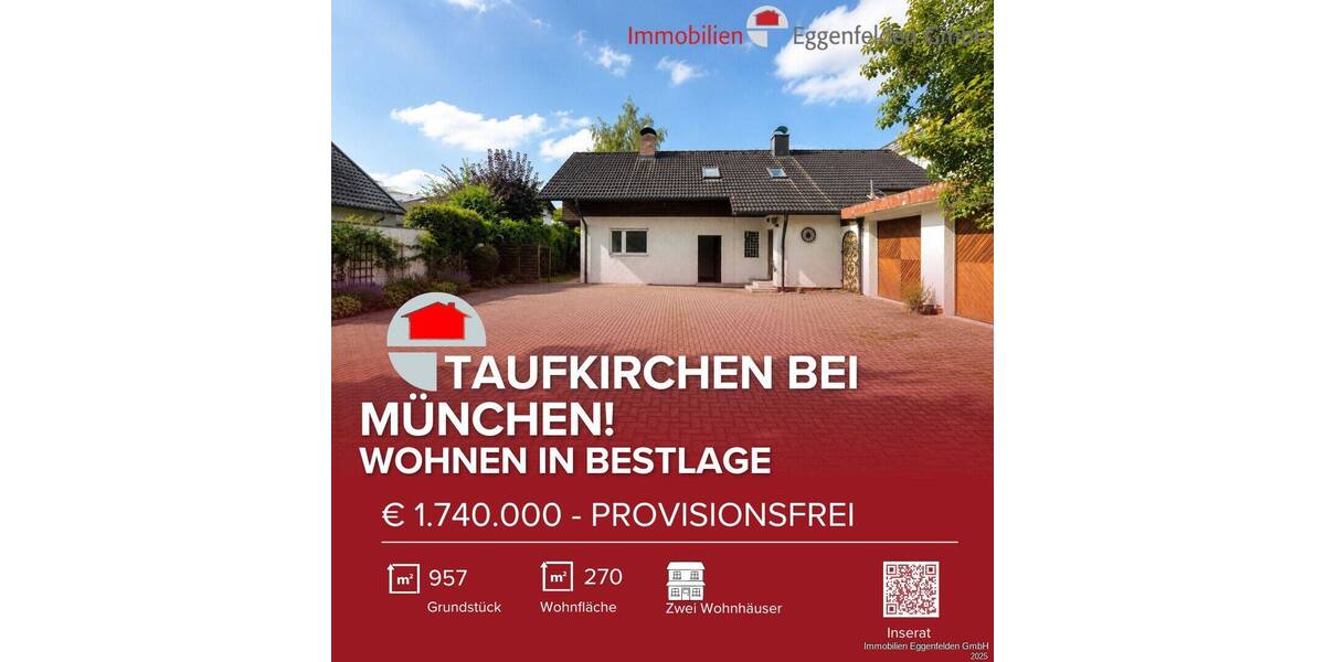 Einfamilienhaus Taufkirchen Am Wald - 1 Zimmer, 270 m&sup2;, 1.740.000&euro; | Angebot:26902338