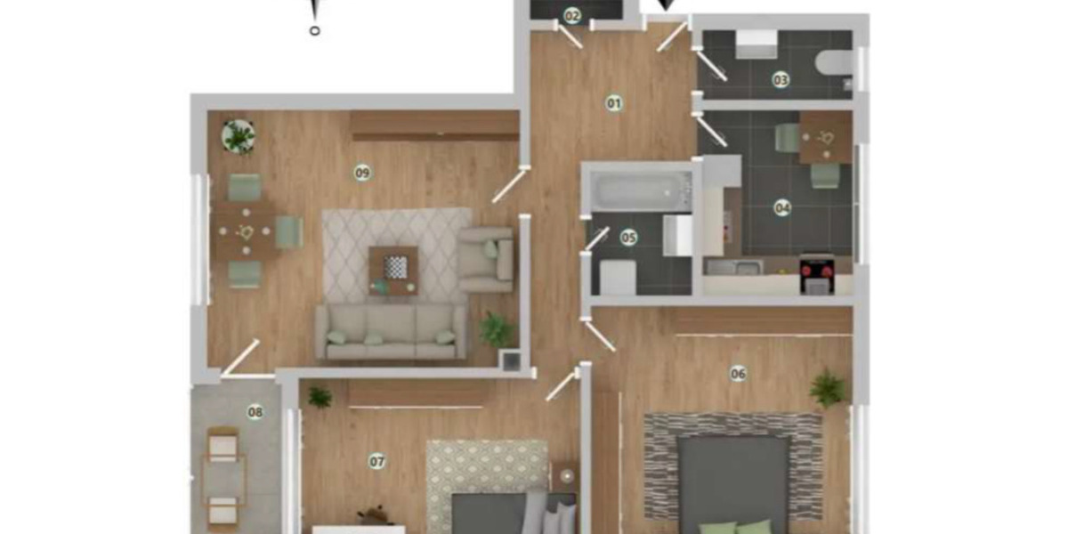 Etagenwohnung München Bogenhausen - 3 Zimmer, 75 m&sup2;, 569.000&euro; | Angebot:24838933