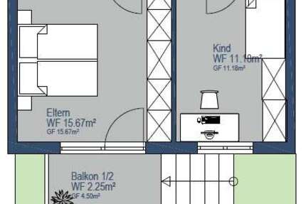 Wohnung München Allach-Untermenzing - 2 Zimmer, 51 m&sup2;, 339.900&euro; | Angebot:27719882