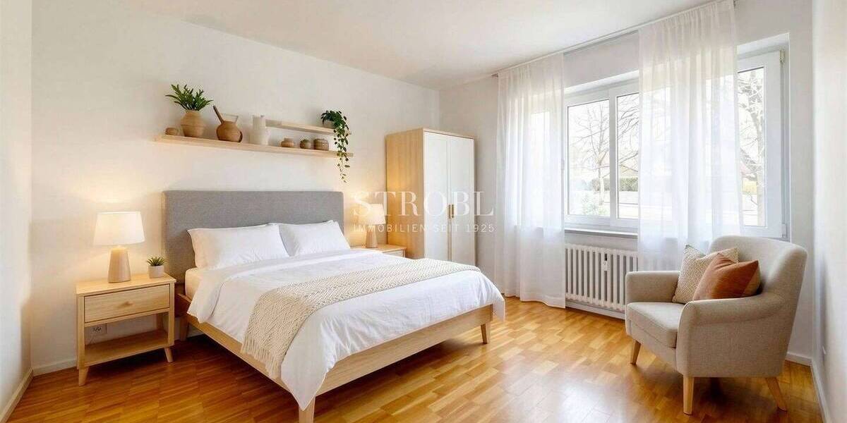 Etagenwohnung Grünwald - 3 Zimmer, 82 m&sup2;, 1.976&euro; | Angebot:26787613