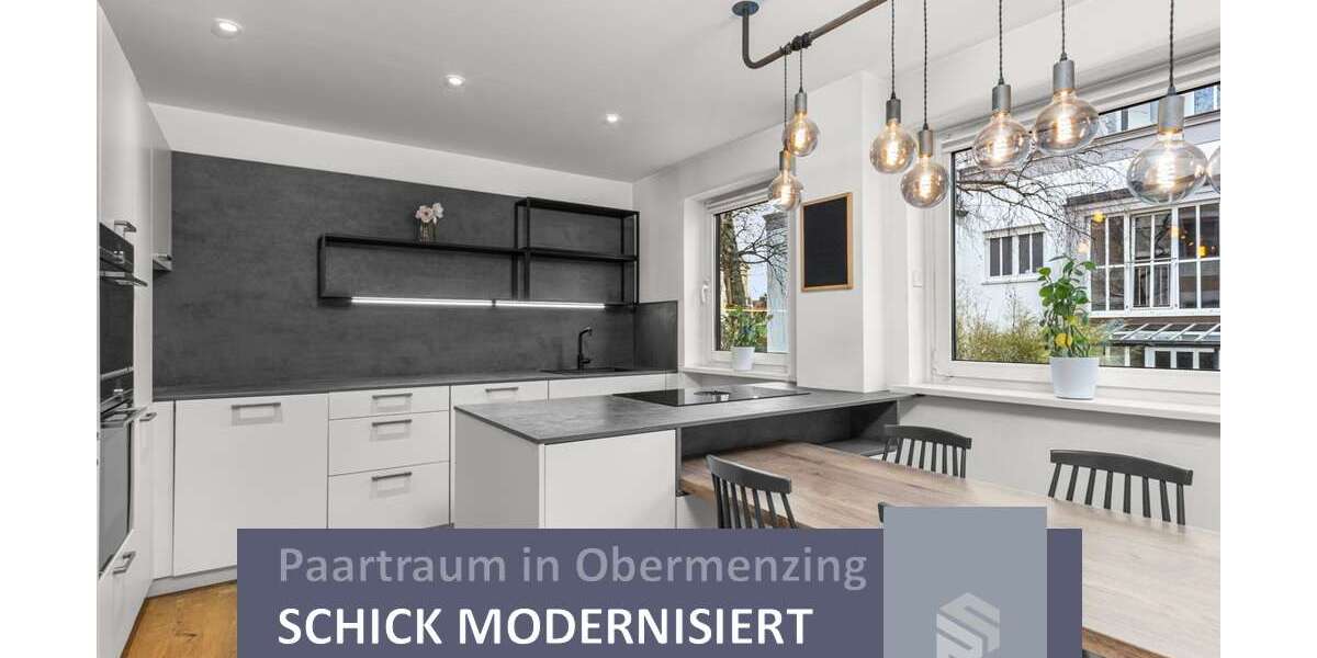 Modernisiert • Teilmöbliert • Toll ausgestattet | Paartraum im schönen Obermenzing 3 zimmer