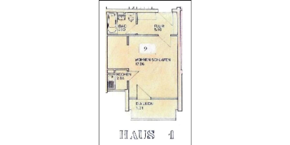 Etagenwohnung Olching - 1 Zimmer, 34 m&sup2;, 700&euro; | Angebot:25724319