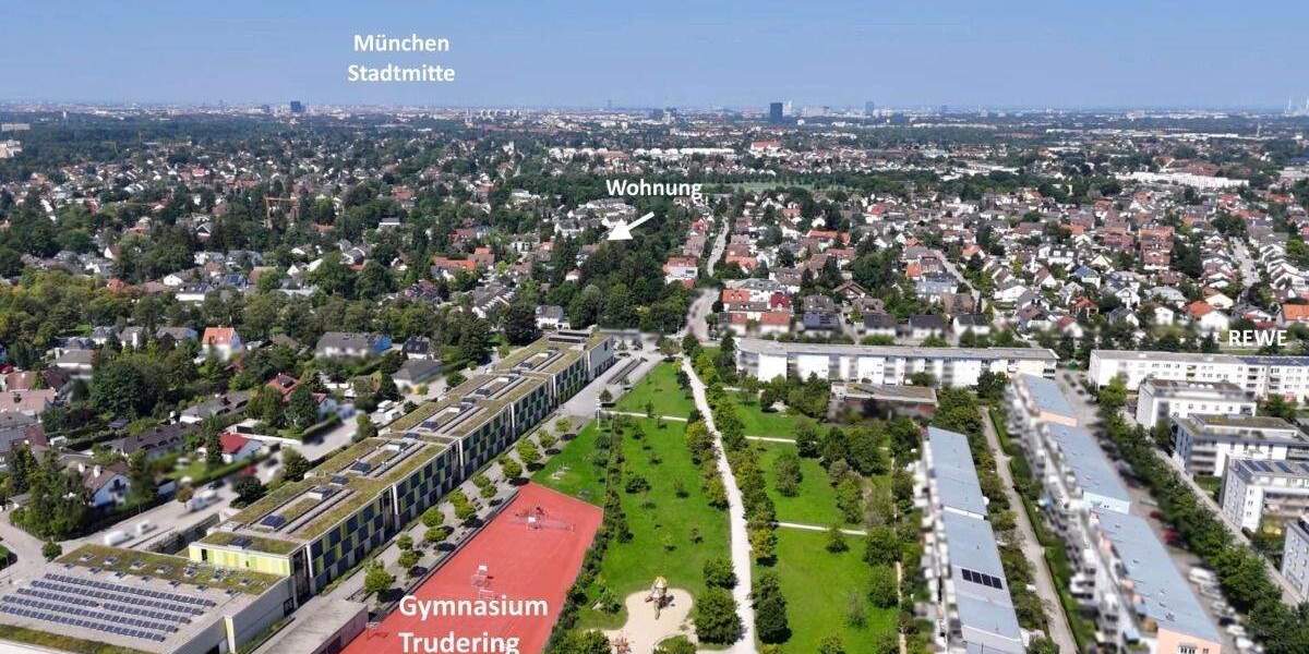 Etagenwohnung München Trudering-Riem - 5 Zimmer, 122 m&sup2;, 1.049.000&euro; | Angebot:26189651