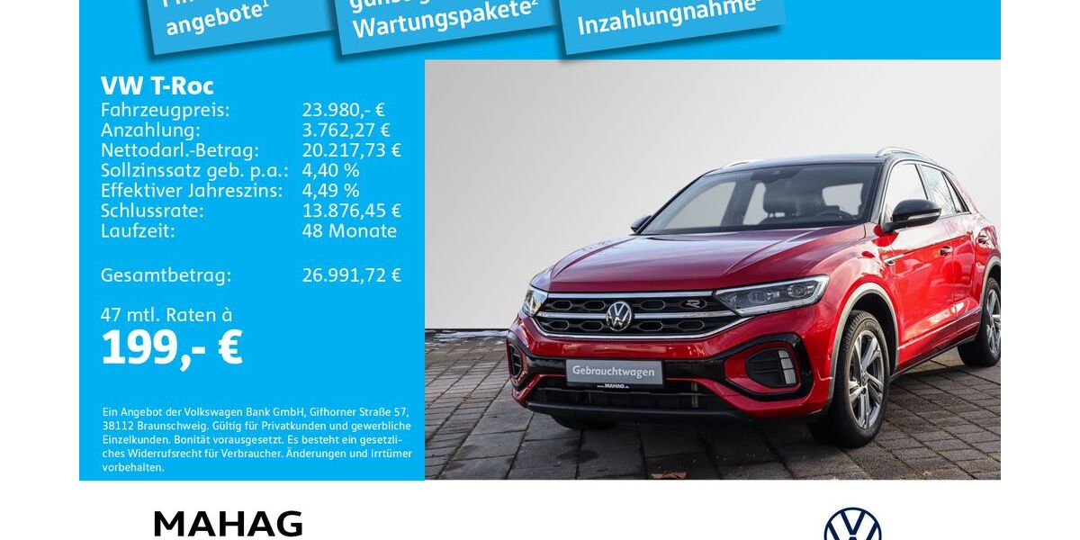 VW T-Roc 22.668 km 23.980 &euro; Ottobrunn 85521