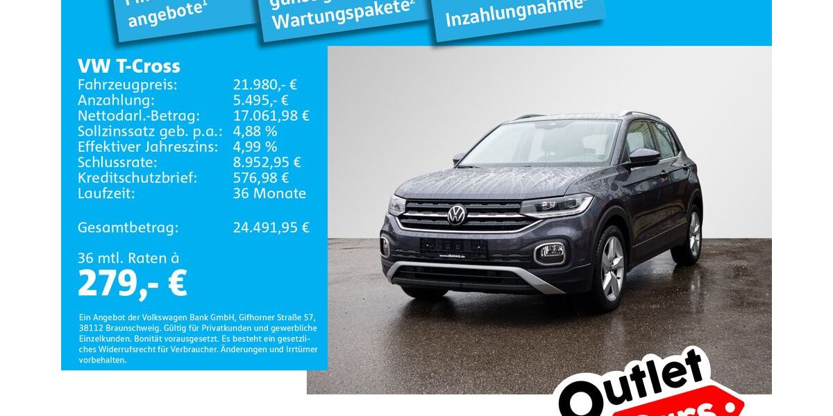 VW T-Cross 56.153 km 19.481 &euro; Dachau 85221