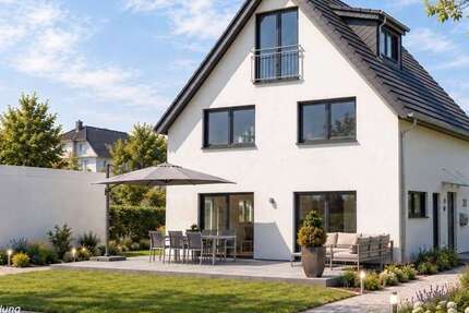 NEUBAU Einfamilienhaus mit Grundstück und genehmigtem Vorbescheid - Haus Oberschleißheim Oberschleißheim | Angebot:27518236