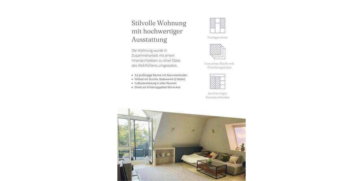 Maisonettenwohnung Fürstenfeldbruck - 3.5 Zimmer, 105 m&sup2;, 2.686&euro; | Angebot:25509728