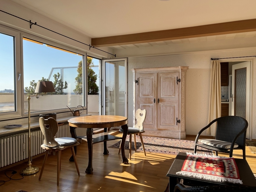 Sonnige Dachterrassenwohnung mit Alpenblick 2 zimmer