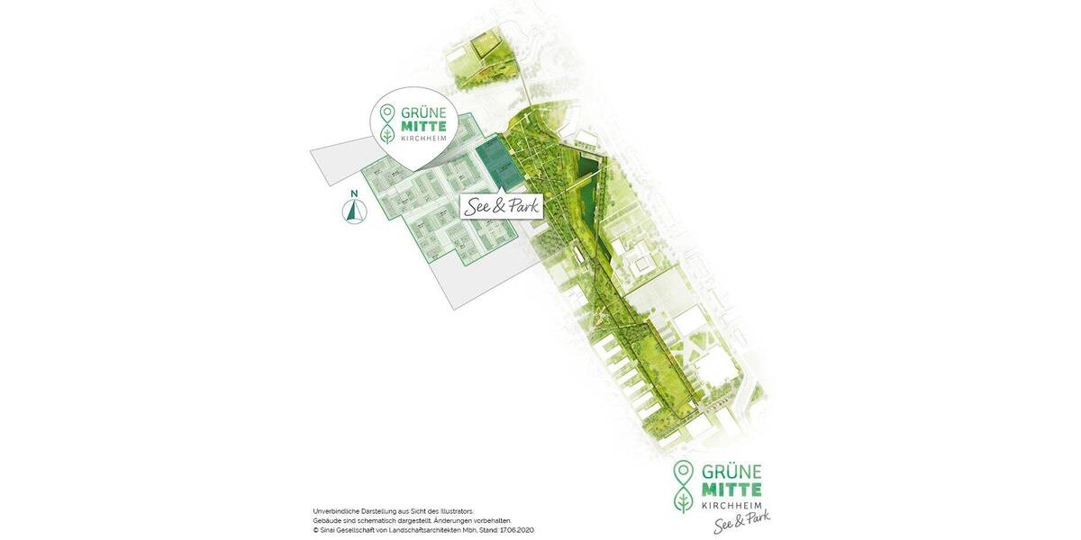 Etagenwohnung Kirchheim b. München Heimstetten - 2 Zimmer, 65 m&sup2;, 629.000&euro; | Angebot:25768620