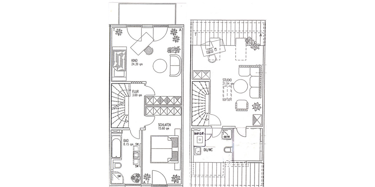 Reihenmittelhaus Unterschleißheim Hollern - 4 Zimmer, 135 m&sup2;, 2.225&euro; | Angebot:25734069