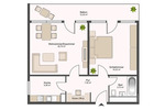 Modern renovierte 2 -Zi Wohnung im Top-Zustand mit sehr großem Balkon - Etagenwohnung Puchheim Puchheim-Bahnhof | Angebot:21810550