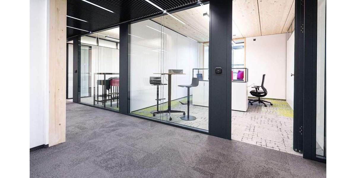 Modernes 4er Privatbüro in Unterschleißheim - flexibel & möbliert zimmer