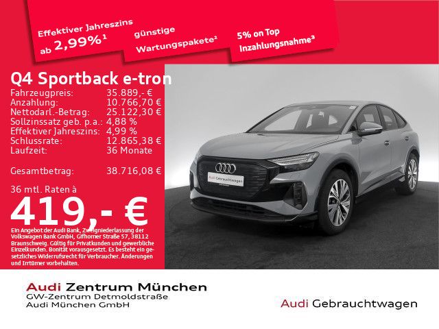Audi Q4 e-tron 56.075 km 35.889 &euro; München 80935