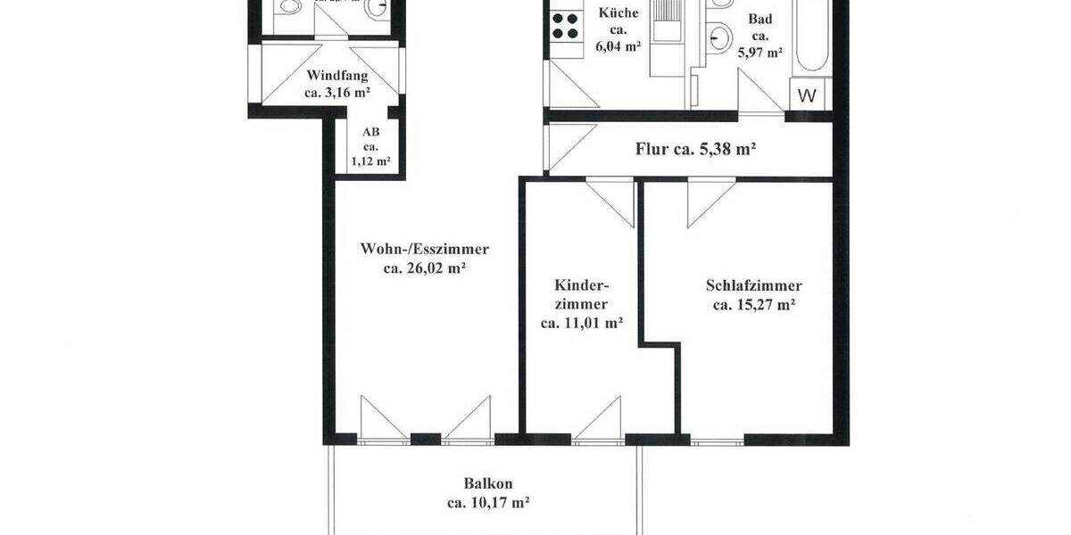 Etagenwohnung München Schwanthalerhöhe - 3 Zimmer, 82 m&sup2;, 759.000&euro; | Angebot:26358298