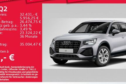 Audi Q2 22.375 km 32.431 &euro; Eching 85386